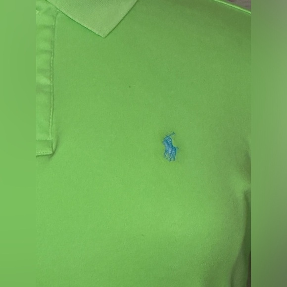 Polo Ralph Lauren green cotton polo shirt Size XL (18-20) - Picture 4 of 6